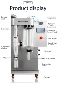 Small Size Laboratory Centrifugal Spray Dryer Machine