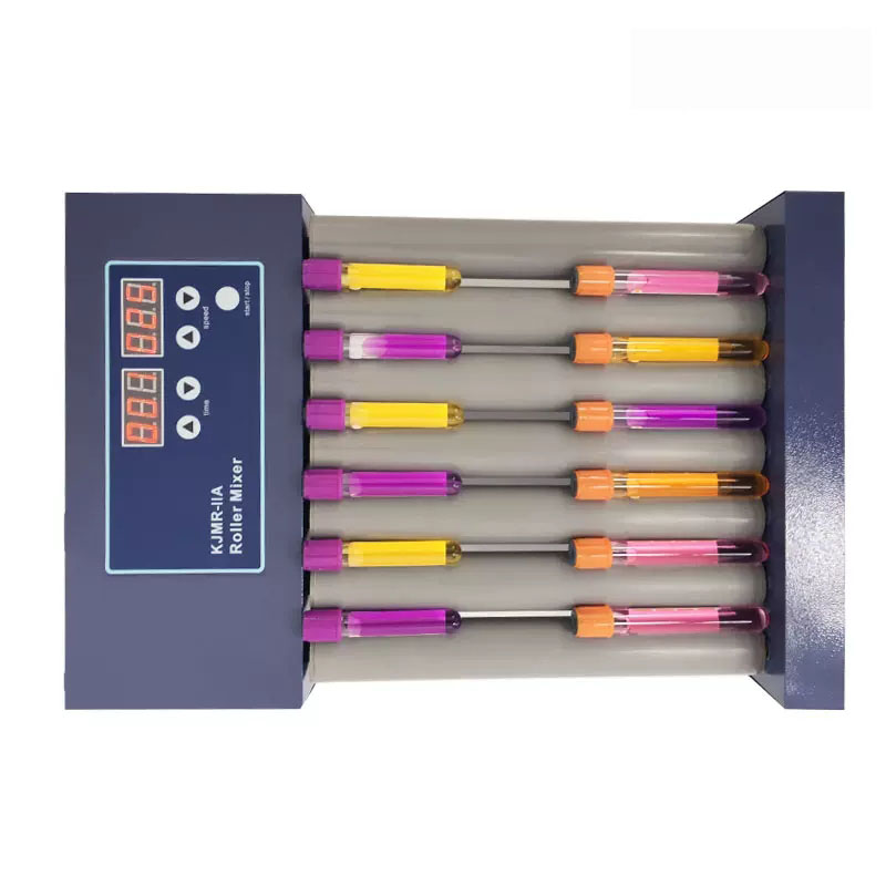 Máy trộn con lăn tốc độ thay đổi trong phòng thí nghiệm Thiết bị phòng thí nghiệm Con lăn ống Máy trộn mẫu máu di động